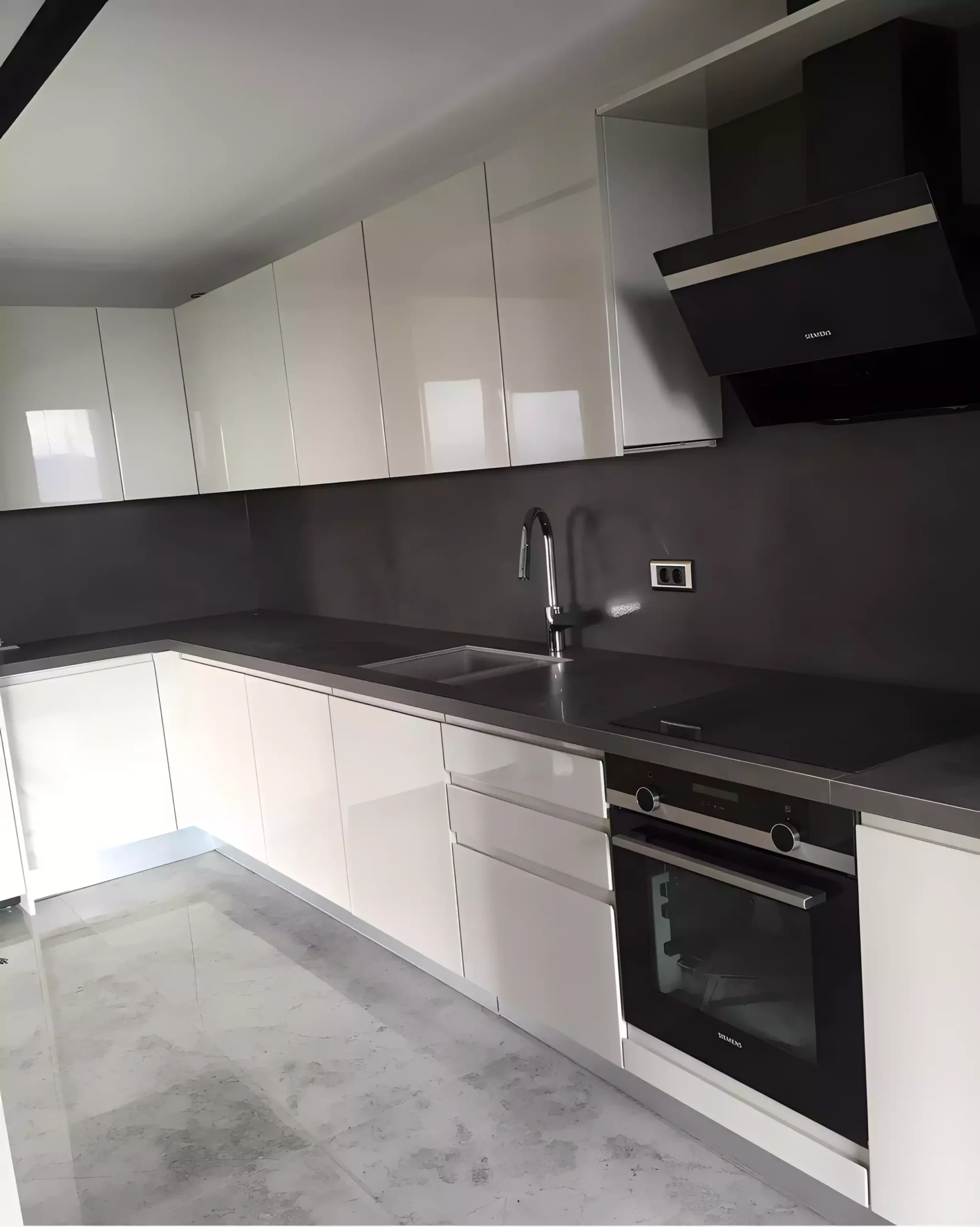 Geniş mutfak tasarımı